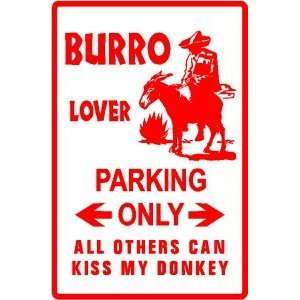    BURRO LOVER PARKING miniature donkey NEW sign