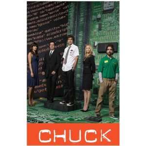  Chuck   TV Show   Circuit Board Cast Shot 11x17 Poster 