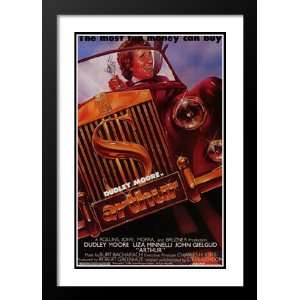  Arthur 20x26 Framed and Double Matted Movie Poster   Style B   1981 