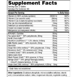  Antioxidant Complex   120 Tablets