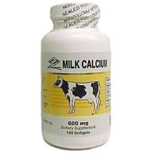 Milk Calcium 600mg 100 Softgels