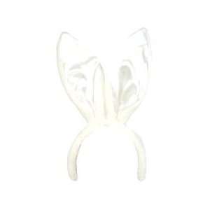  White Bunny Ear Headband 