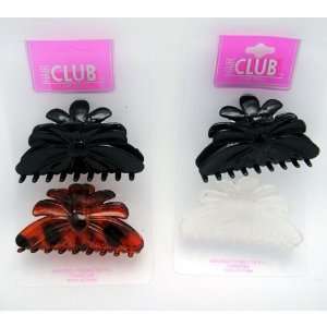  2Pc Flower Claw Clips Case Pack 48   893865 Beauty