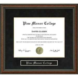  Pine Manor College (PMC) Diploma Frame