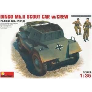   Mk Ii Pzkmpf Mk I 202(e) Scout Car W/2 Crew 1 35 Miniart Toys & Games