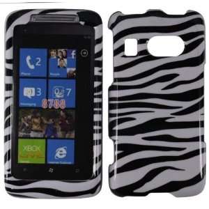  HTC Surround T8788 Hard Case Cover Faceplate Protector Zebra + Free 