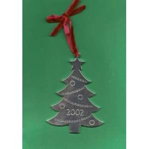   Barn Silverplated Christmas Tree Ornament (2002)