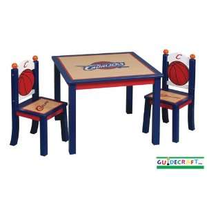  Guidecraft Cleveland Cavaliers Kids Table And Chair Set 