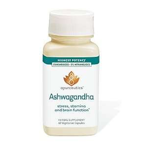  Ayurceutics ASHWAGANDHA 500 mg   60 vcaps Health 