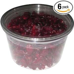 Hickory Harvest Dried Cranberries, 8.5 Ounce Tubs (Pack of 6)