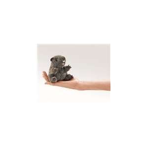   Stuffed Groundhog Finger Puppet By Folkmanis Puppets