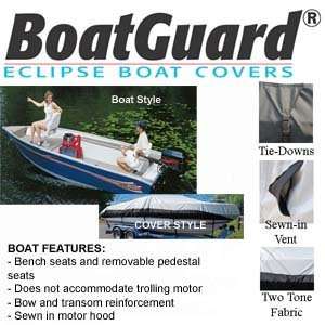 Aluminum Fishing Boat Cover   Boat Guard Eclipse 12   14ft  