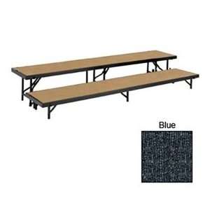  2 Level Tapered Riser With Carpet   60L X 18W   8H & 16 