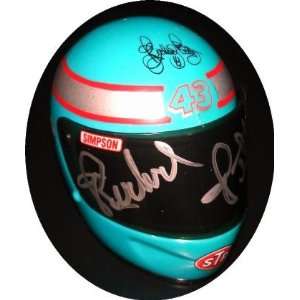   Richard Petty autographed micro racing helmet STP
