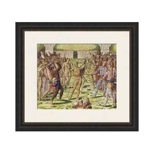  The Execution Of An Enemy By The Topinambous Indians 1562 