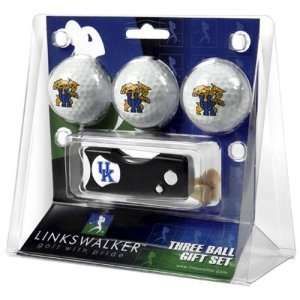  Kentucky Wildcats NCAA 3 Golf Ball Gift Pack w/ Spring 