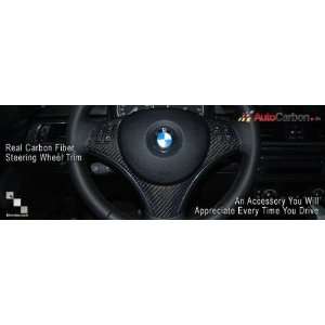   Fiber Steering Wheel Trim  For E84 X1  Black Carbon Fiber Automotive