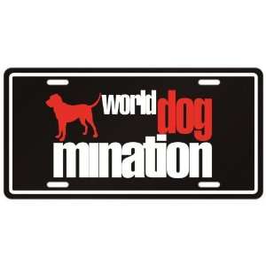   Bloodhound  World Dog   Mination  License Plate Dog