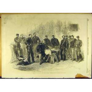   1861 General Staff Gaeta Soldiers War Military Print