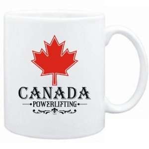 New  Maple / Canada Powerlifting  Mug Sports 