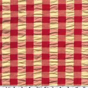   Wide Breamore Pucker Up Red Fabric By The Yard Arts, Crafts & Sewing