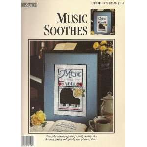  Leisure Arts Cross Stitch Lites Music Soothes #83106 Arts 