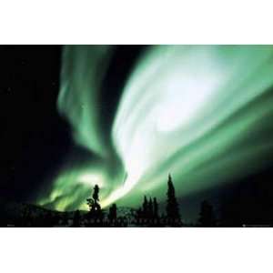 Northern Lights Reflections   Poster (36x24) 