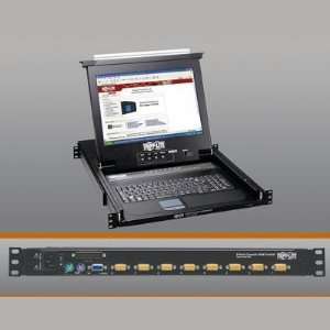  Selected 8 Port KVM Switch 17 LCD By Tripp Lite 