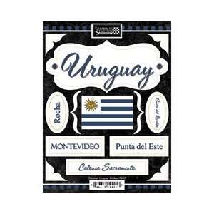  Scrapbook Customs   World Collection   Uruguay   Cardstock 