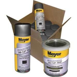  Meyer Sno Flo Paint   Black, 12 Cans, Model# 08676