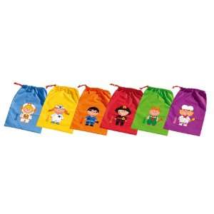 Hold All Bags Bags decorations with topics Set of 6 24544  