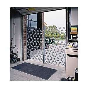   Folding Steel Pivoting Double Security Gates   Gray