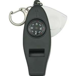 com Explorer Compass 24 Black Emergency Whistle with Built in Compass 