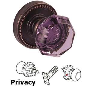  Privacy victorian violet knob with beaded rosette in oil 
