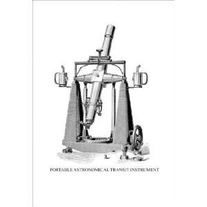  Portable Astronomical Transit Instrument 12x18 Giclee on 