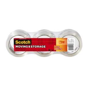  Scotch Moving and Storage Tape, 1.88 x 38.2 yards, 3 Pack 