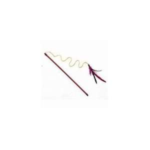  Ethical Cat   Feather Dangler Wand  18 In.