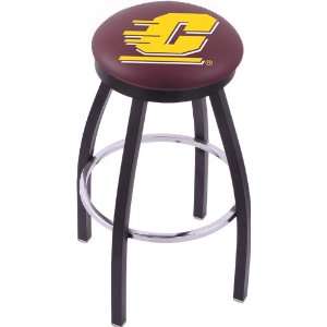  Central Michigan University Steel Stool with Flat Ring 