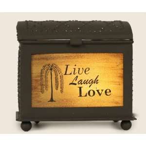  Rustic Brown Live Laugh Love Inspirational Electric Wax 