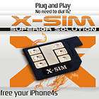 Perfect version Turbo SIM X SIM Unlock Card For iPhone 4S IOS 5.1 and 