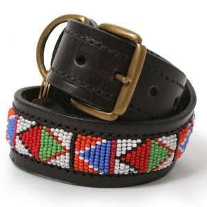  Multi Color Beads Dog Leather XS 