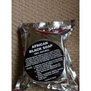  Raw African Black Soap from Ghana   1 Lb