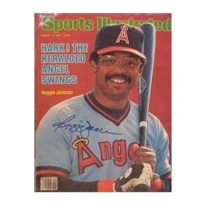  Reggie Jackson autographed Sports Illustrated Magazine 