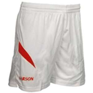  Sarson USA Durango Adult Youth Soccer Shorts WHITE/RED YXS 