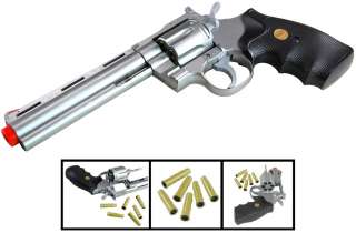   Model 938S Airsoft Spring Revolver 6inch Silver 871110008138  