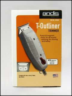 ANDIS T OUTLINER + CLIPPER BRUSH + 1 YEAR MANUFACTURE WARRANTY  