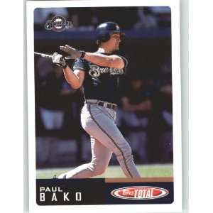  2002 Topps Total #657 Paul Bako   Milwaukee Brewers 