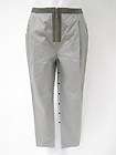 PORTS 1961 Concrete Gray Zipper Pleated Cropped Slim Ankle Pants 2 