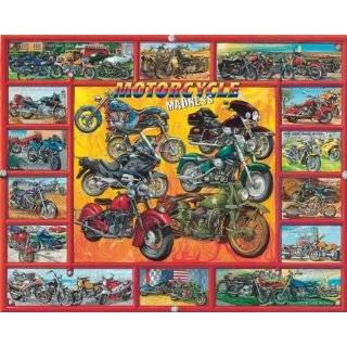 Symbols of Freedom Flag Eagle Patriotic Motorcycle 500 Piece Jigsaw 