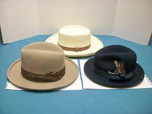 Mens~Bailey/Windsor Hat,Original Lite Felt Fedora Hat,Country Gent 